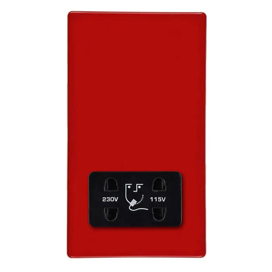 HCFX Col Red Shaver Dual Volt Socket BL