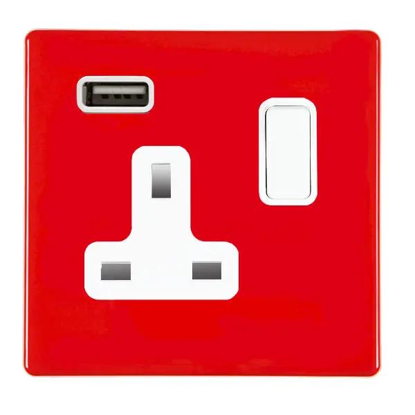 HCFX Col Red SP SS1 + USBx1 WH/WH