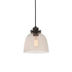 Endon Lighting Urban Pendant - Smokey Grey Glass - Endon Lighting Urban Pendant - Smokey Grey Glass