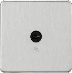 Brushed Chrome ML 230V 1G 1-way Touchless Switch - Brushed Chrome - Electrical Brushed Chrome ML 230V 1G 1-way Touchless Switch - Brushed Chrome Electrical