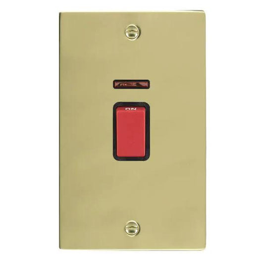 Sher PB 45A DP+NEON VERTICAL Red Rkr/BL