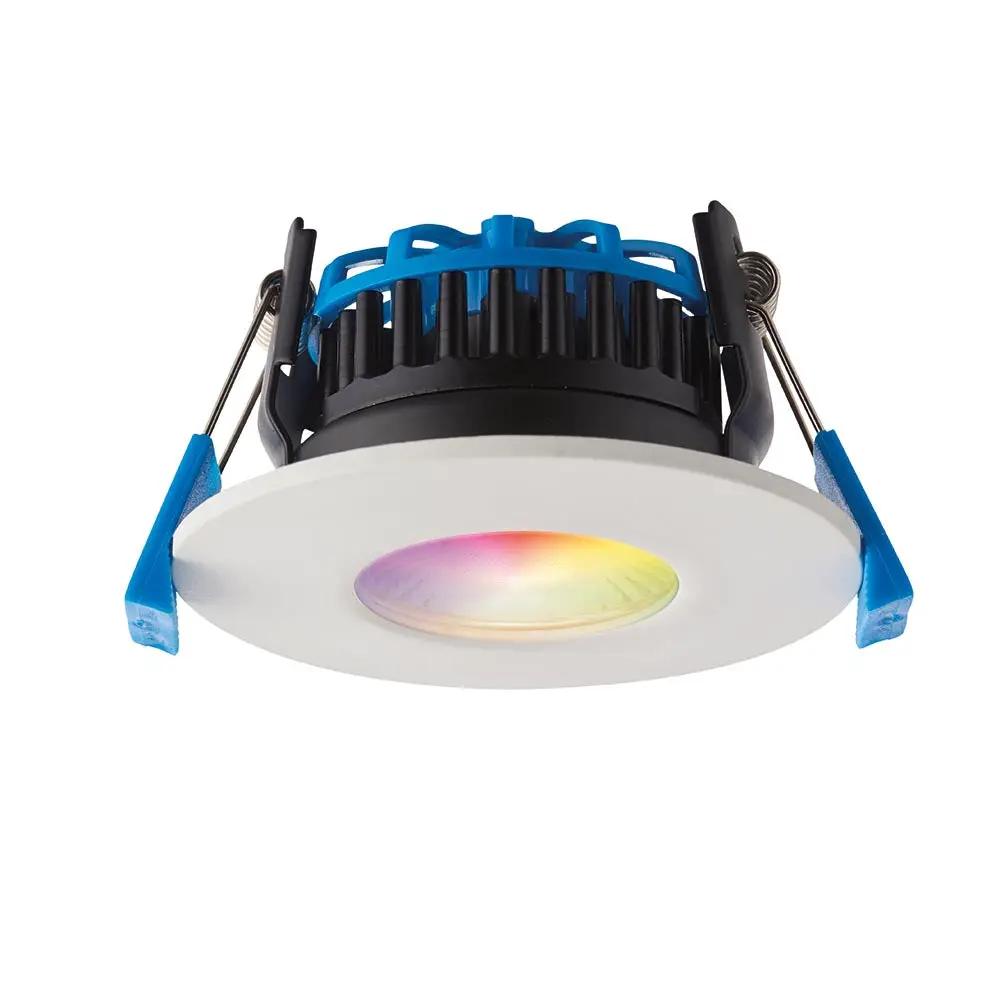 Saxby Fire Rated Saxby Smart ShieldPRO RGB CCT IP65 8W - Saxby Fire Rated Saxby Smart ShieldPRO RGB CCT IP65 8W