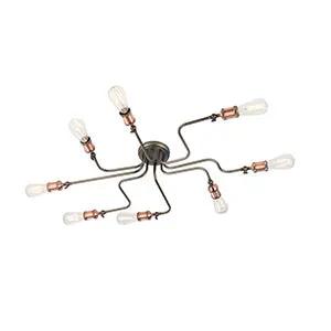 Endon Lighting Hal 8lt semi flush - Endon Lighting Hal 8lt semi flush