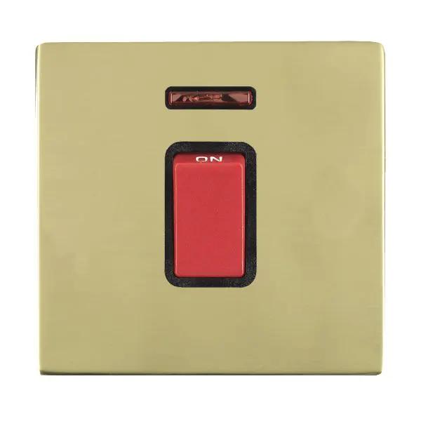 S-CFX PB 1g 45A Double Pole+N Red Rkr/BL