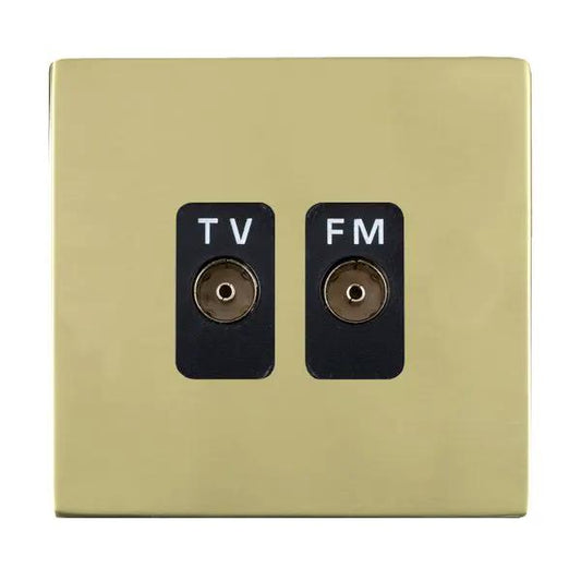 S-CFX PB Isolat TV/FM Diplex 1in/2out BL