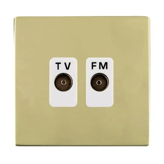S-CFX PB Isolat TV/FM Diplex 1in/2out WH
