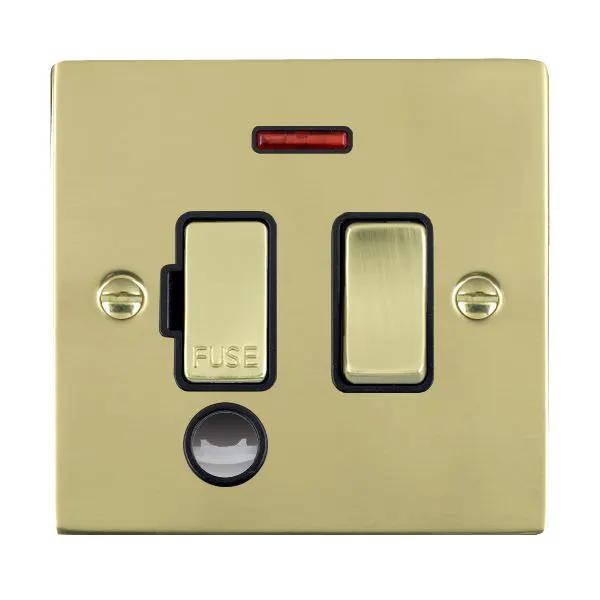 Shr PB 13A DP Fuse SP+N+CO PB/BL