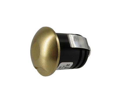 Gold eyelid LED wall light for modern home lighting, compact round design