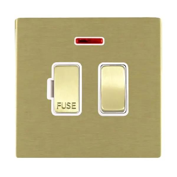 S-CFX SB 13A DP Fused Spur+N SB/WH
