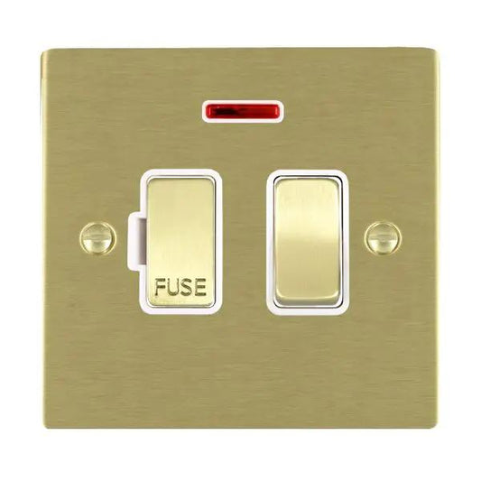 Sher SB 13A DP Fused Spur+N SB/WH