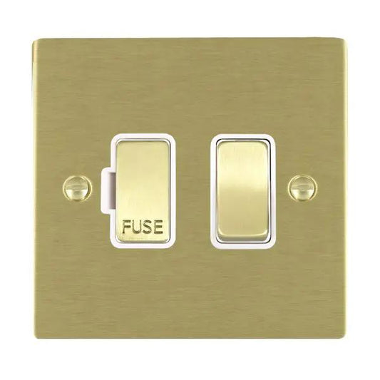 Sher SB 1g 13A DP Fused Spur SB/WH