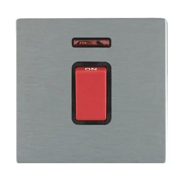 S-CFX SS 1g 45A Double Pole+N Red Rkr/BL