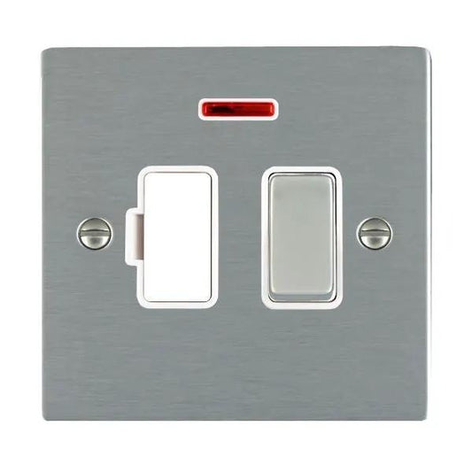 Sher SS 13A DP Fused Spur+N SS/WH