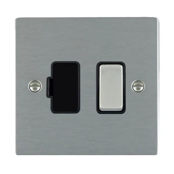 Shr SS 1g 13A DP Fused Spur SS/BL