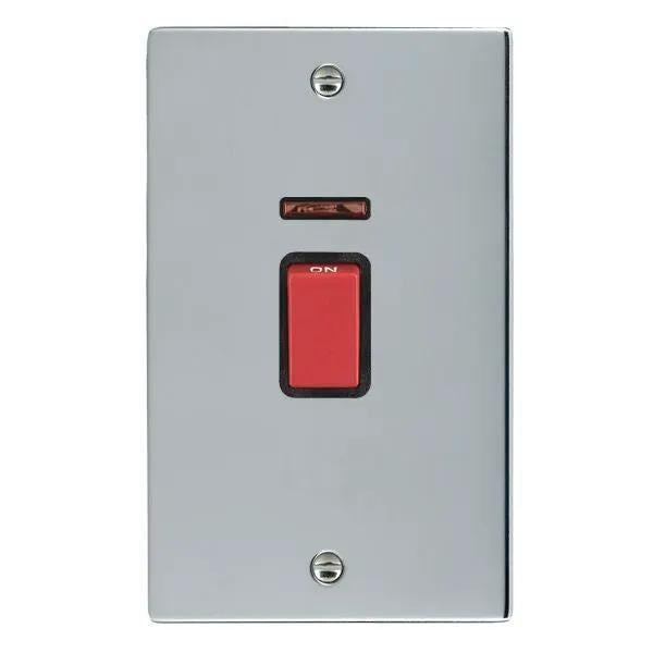 Shr BC 45A DP+NEON VERTICAL Red Rkr/BL