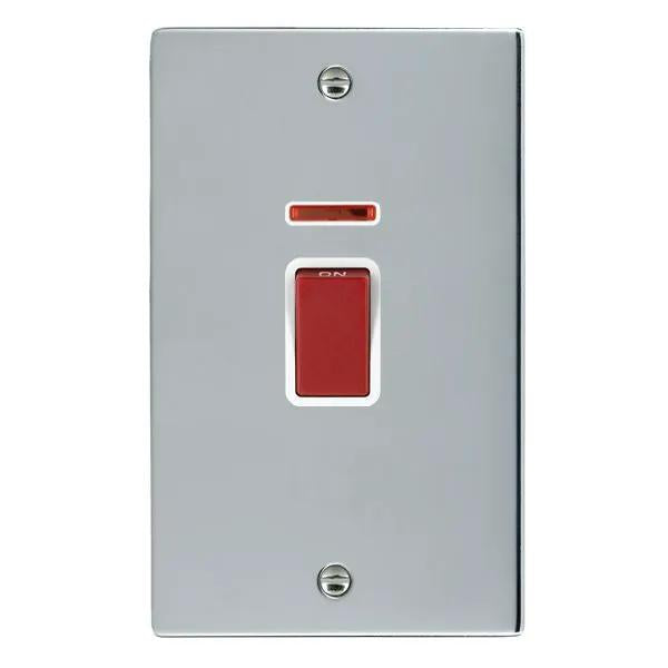 Shr BC 45A DP+NEON VERTICAL Red Rkr/WH