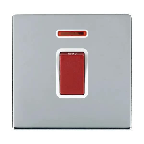 S-CFX BC 1g 45A Double Pole+N Red Rkr/WH
