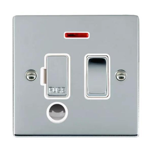 Sher BC 13A DP Fuse SP+N+CO BC/WH