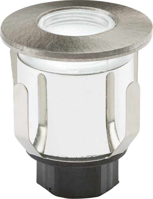 Stainless steel LED recessed ground light for outdoor electrical lighting