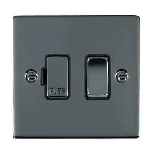 Sher BK 1g 13A DP Fused Spur BK/BL