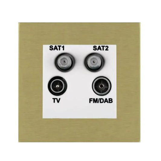 Sheer G2 SB Non-Isolated TV+FM+2XSAT WH