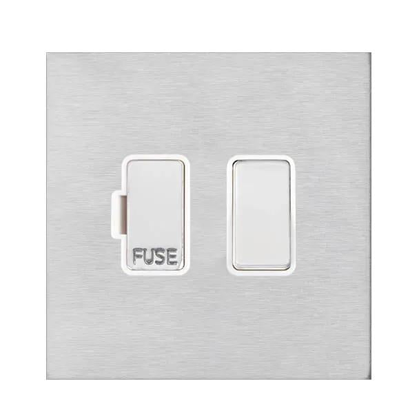 Sheer G2 SS 1g 13A DP Fused Spur SS/WH
