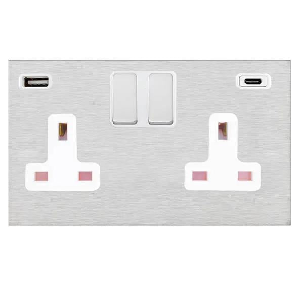 Shr G2 SS DP SS2+USB+USB C SS/WH