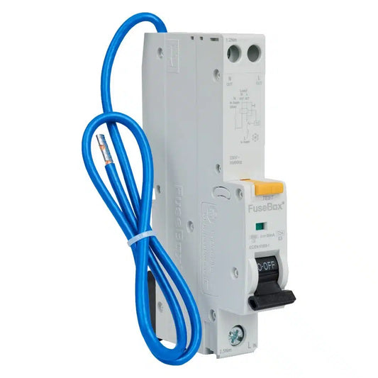 TYPE A 25A 30mA B CURVE RCBO by Fusebox
