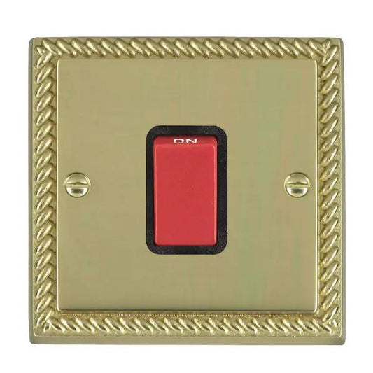 Cher G PB 1g 45A Double Pole Red Rkr/BL