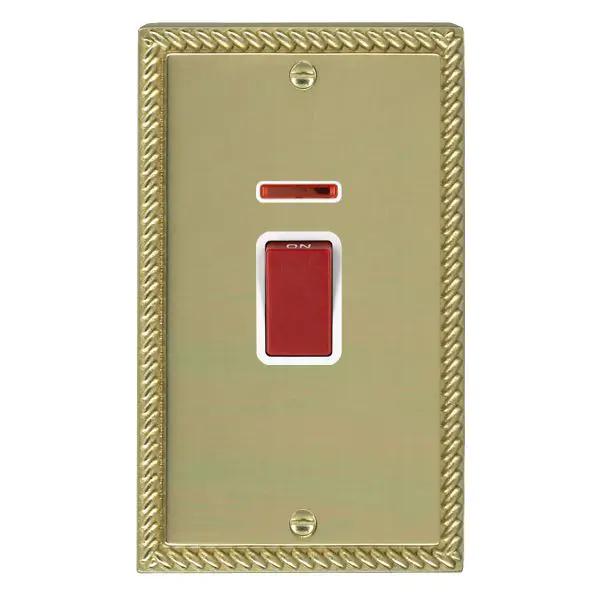 Cher G PB 45A DP+N VERTICAL Red Rkr/WH