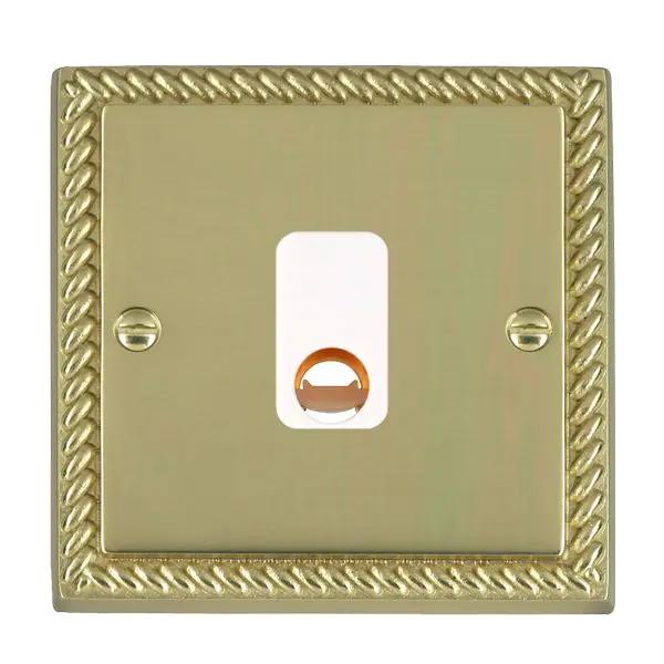 Cher G PB 1g 20A Cable Outlet WH