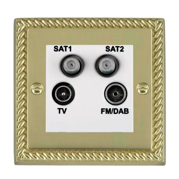 Cher G PB Non-Isolated TV+FM+2XSAT WH