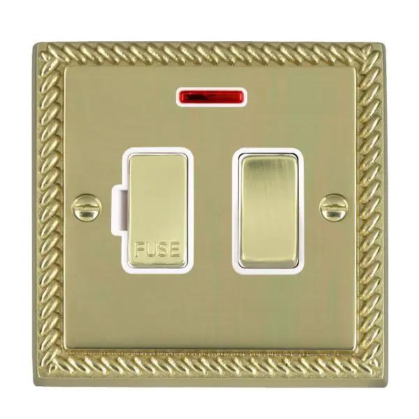 Cher G PB 13A DP Fused Spur+N PB/WH