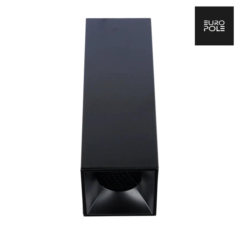 ANOVI UNIVERSAL GU10 200mm Recessed/Surface Downlight Fixed Square Matt Black