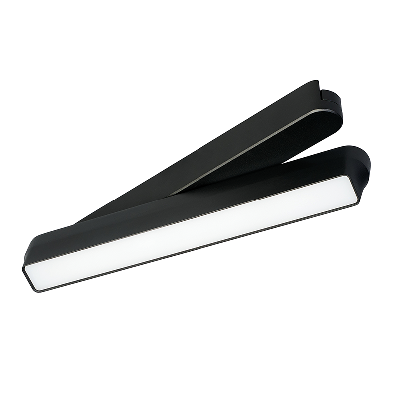 48V Slim Magnetic 9W Prismatic Adjustable Linear Track Light