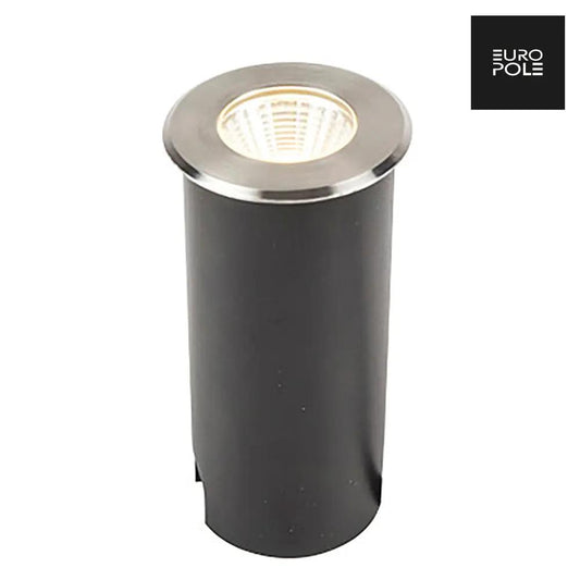COLOSS 1 - 5W 23° Round Recessed Ground light brushed stainless steel 3000K 350lm