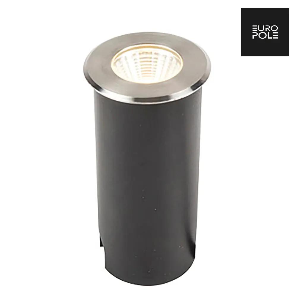 COLOSS 1 - 5W 23° Round Recessed Ground light brushed stainless steel 4000K 430lm