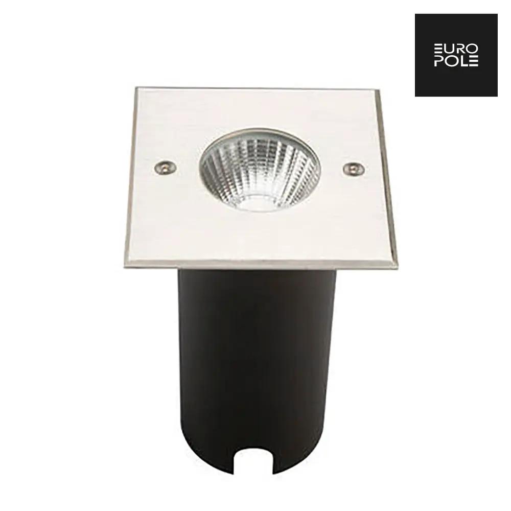 COLOSS 2 10W 23° Colour Switchable Square Recessed light brushed stainless steel