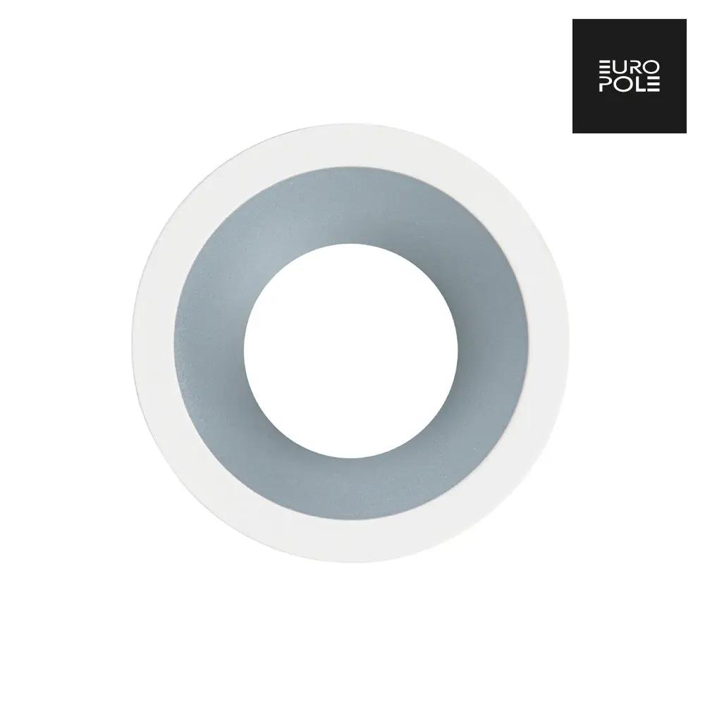LED UP UNIVERSAL ESTHET+ Fixed Round Bezel - Matt White/Lacquered Aluminium