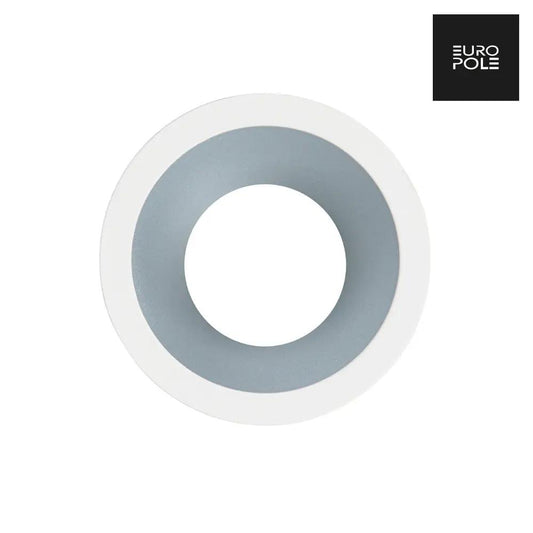 LED UP UNIVERSAL ESTHET+ Fixed Round Bezel - Matt White/Lacquered Aluminium
