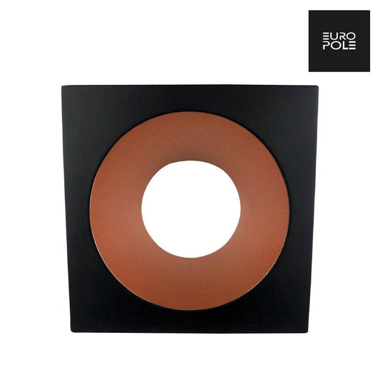 LED UP UNIVERSAL ESTHET+ Fixed Square Bezel - Matt Black/Copper