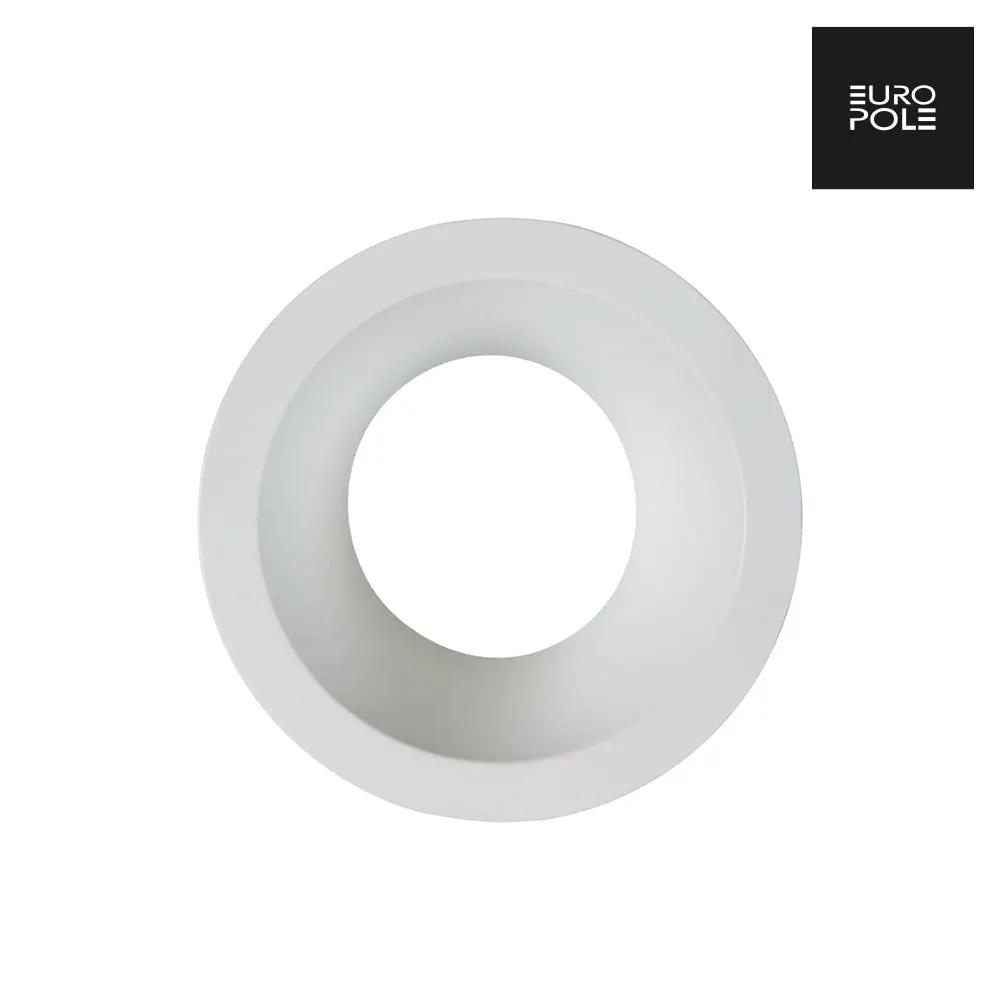 LED UP UNIVERSAL ESTHET ASYM Fixed Round Bezel - Matt White