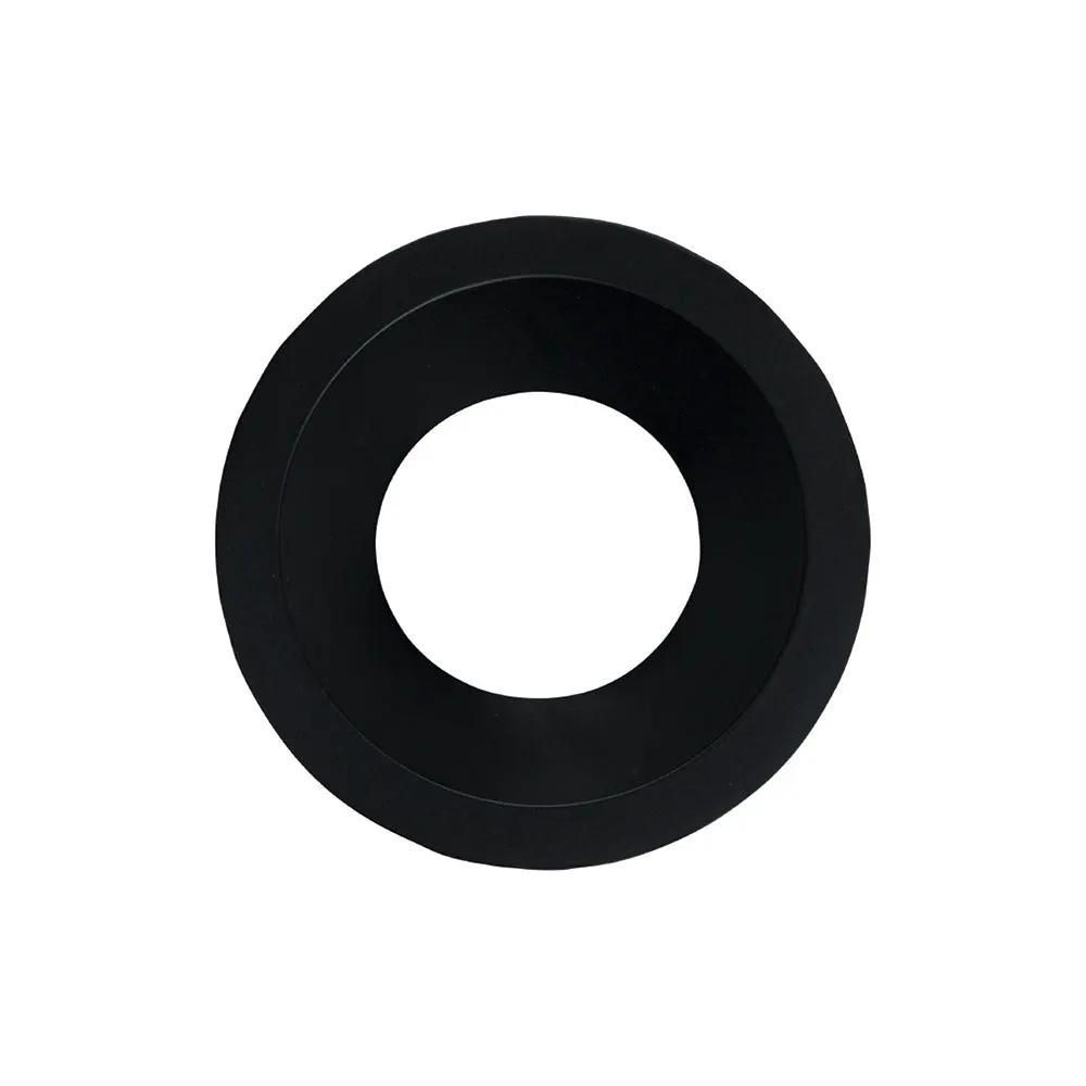 LED UP UNIVERSAL ESTHET+ ASYM Fixed Round Bezel - Matt Black/Satin Gold