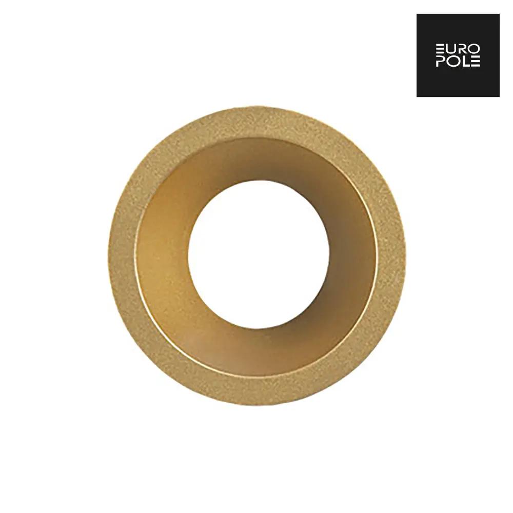 LED UP UNIVERSAL ESTHET ASYM Fixed Round Bezel - Satin Gold