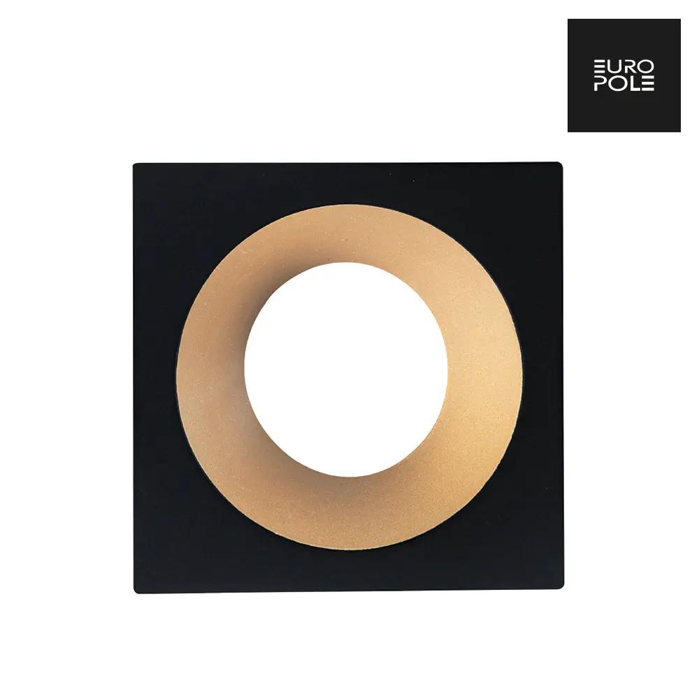 LED UP UNIVERSAL ESTHET ASYM Fixed Square Bezel - Matt Black