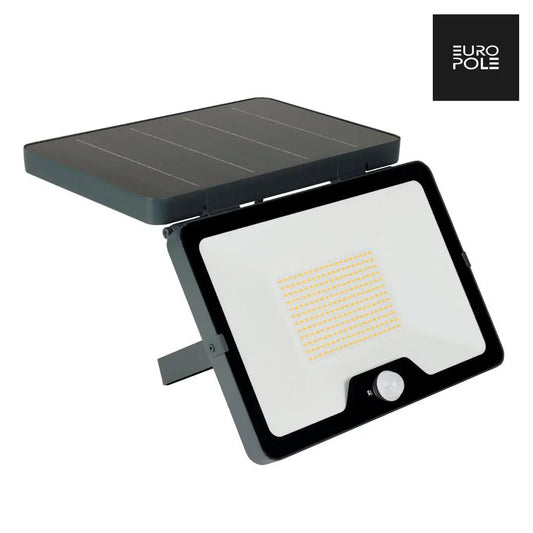 ELIOS SOLAR 15W LED 2000lm 120° Solar Floodlight Anthracite Grey 3000K