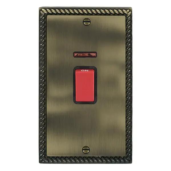 Cher G AB 45A DP+N VERTICAL Red Rkr/BL