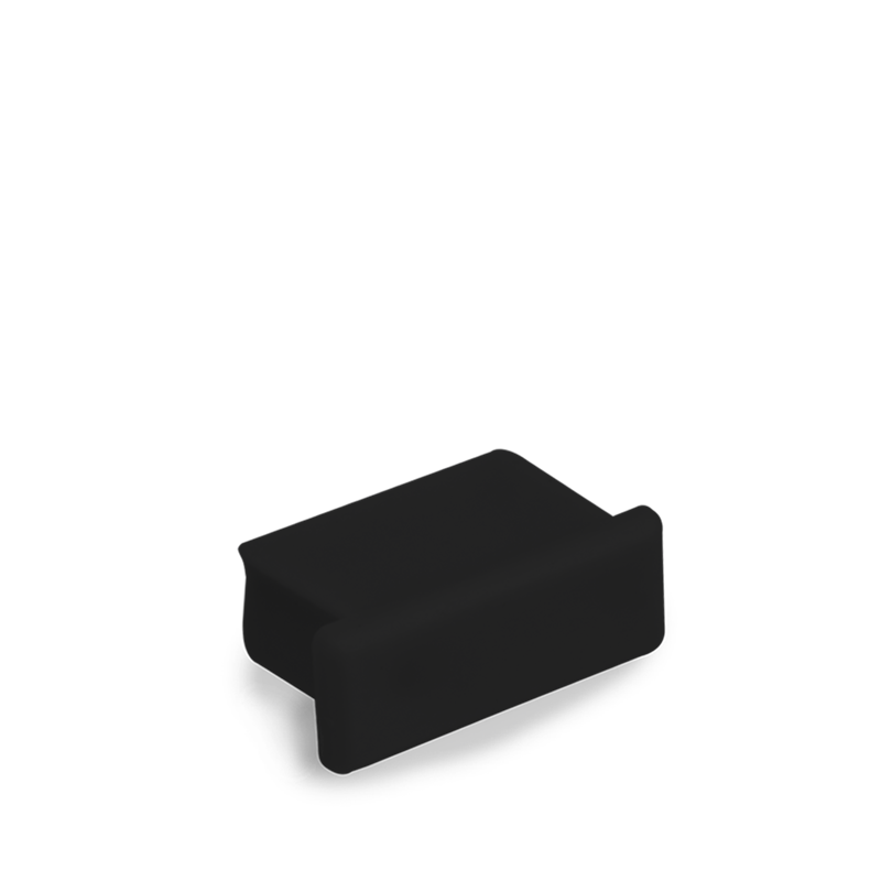 End Cap Black without Cable Entry for AU-CH101x