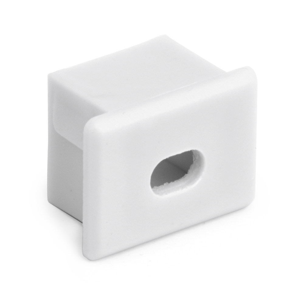 End Cap Silver with Cable Entry for AU-CH101x