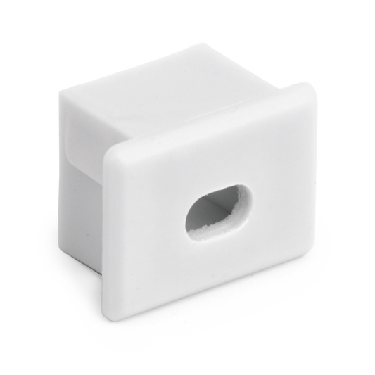 End Cap Silver with Cable Entry for AU-CH101x